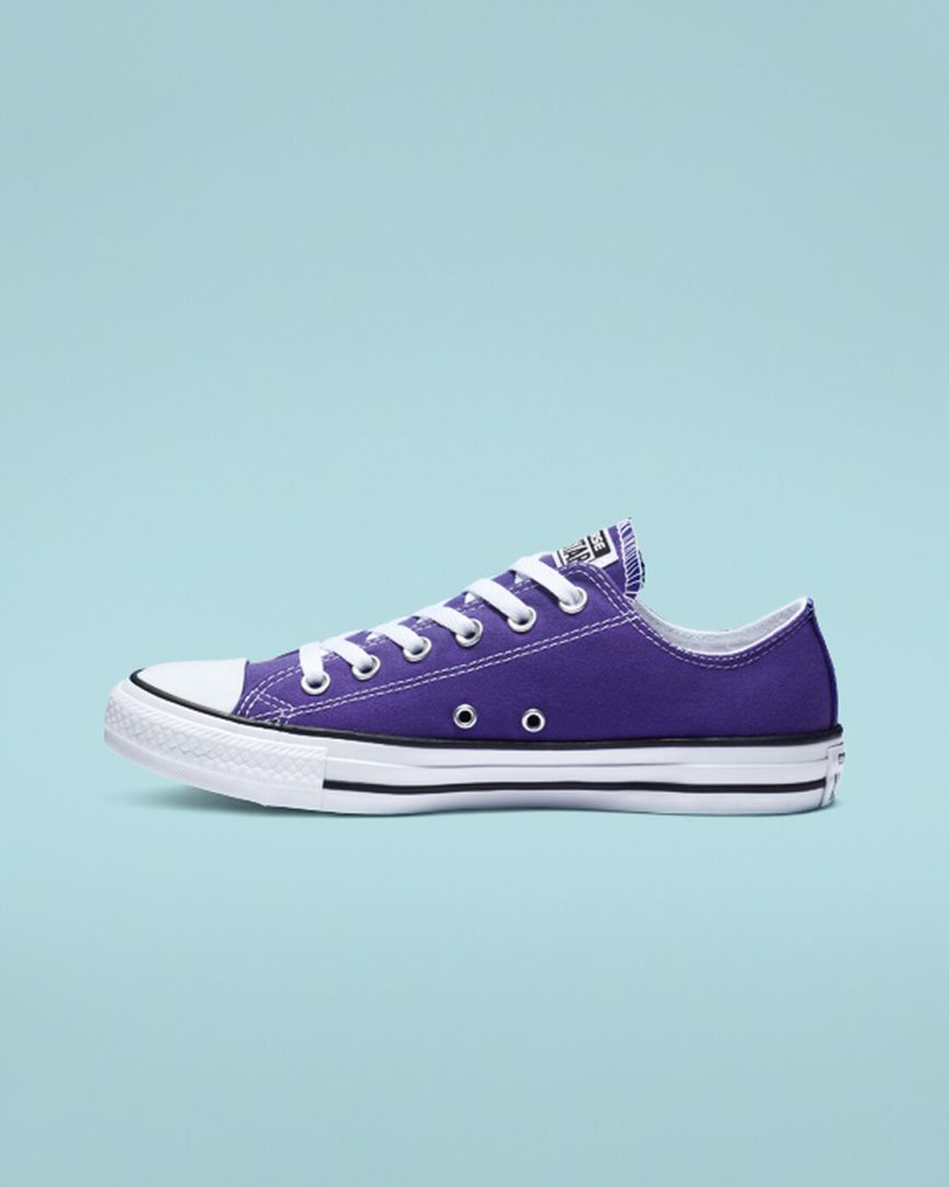 Men's Converse Chuck Taylor All Star Classic Low Top Shoes Purple | AU 6913EU